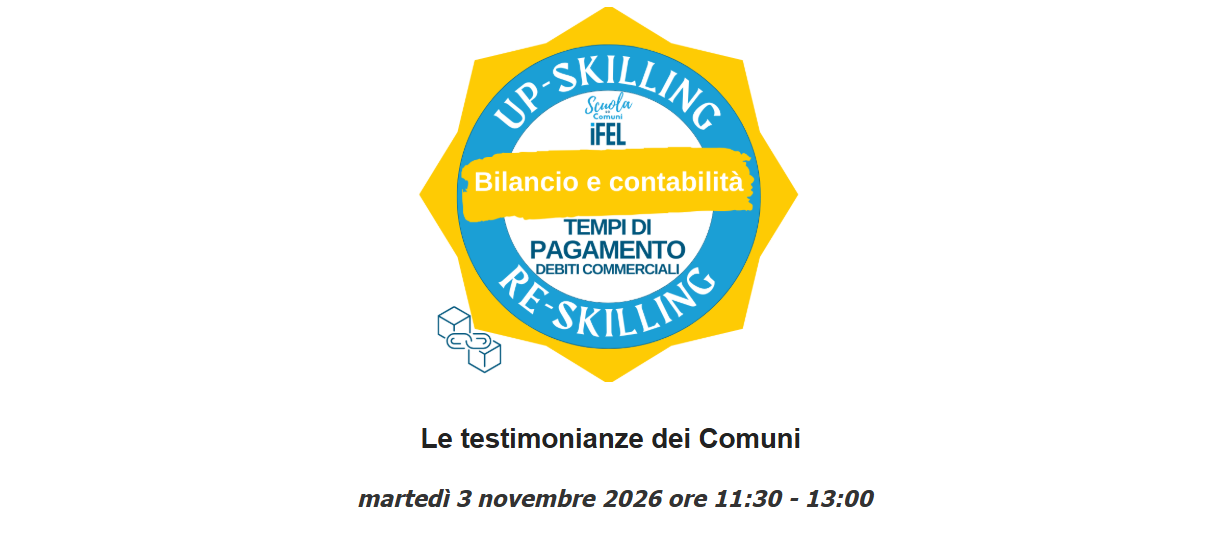 Le testimonianze dei comuni: tempi di pagamento dei debiti commerciali